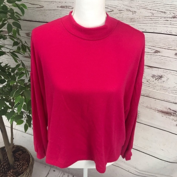 💋ALL IN FAVOR BRIGHT ROSE SHIRT NWT - Picture 5 of 10